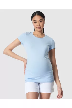 Soon Maternity Classic Cotton Maternity T Shirt - Short Sleeve T-Shirts Classic Cotton Maternity T-Shirt