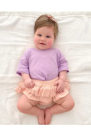 WITH LOVE FOR KIDS Ruffle Bloomers Wide Ribbed Babies Kids - Bloomers Ruffle Bloomers Wide Ribbed - Babies - Kids