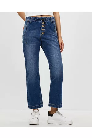 DRICOPER DENIM Unwind Denim Ankle Length Pants - Wide Crop Jeans Unwind Denim Ankle Length Pants