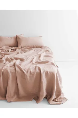 Aura Emile Linen Flat Sheet - Home Emile Linen Flat Sheet