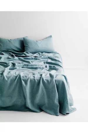 Aura Emile Linen Flat Sheet - Home Emile Linen Flat Sheet