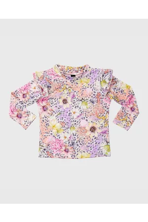 Aqua Blu Daisy Long Sleeve Rash Vest Babies - Swimwear Daisy Long Sleeve Rash Vest - Babies
