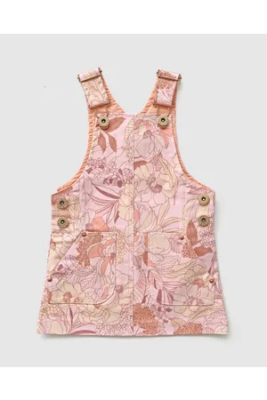 WITH LOVE FOR KIDS Hazel Denim Pinafore Dress Babies Kids - Dresses Hazel Denim Pinafore Dress - Babies - Kids