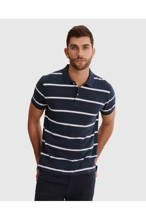 COUNTRY ROAD Stripe Pique Polo - Shirts & Polos Stripe Pique Polo