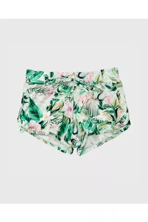 Aqua Blu Marabou Lycra Boardshorts Kids - Swimwear Marabou Lycra Boardshorts - Kids