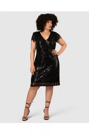 Pink Dusk Over The Top Sequin Mini Dress - Dresses Over The Top Sequin Mini Dress