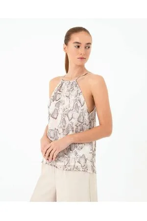 Forcast Mannuela Halter Neck Top - Tops Mannuela Halter Neck Top