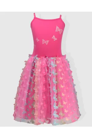 Pink Poppy Rainbow Butterfly Dress - Dresses Rainbow Butterfly Dress