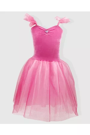 Pink Poppy Princess Velvet Dress with Ombre Tulle Skirt - Dresses Princess Velvet Dress with Ombre Tulle Skirt