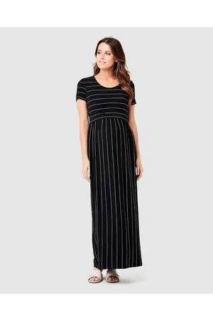 Ripe Maternity Maxi Crop Top Nursing Dress - Dresses Maxi Crop Top Nursing Dress