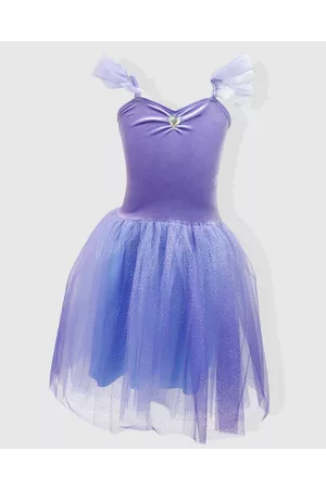 Pink Poppy Princess Velvet Dress with Tulle Skirt - Dresses Princess Velvet Dress with Tulle Skirt
