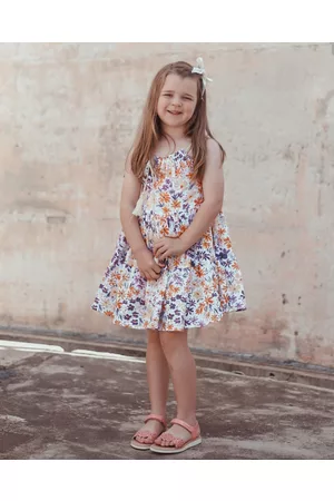 WITH LOVE FOR KIDS Cotton Muslin Dress Babies Kids - Printed Dresses Cotton Muslin Dress - Babies - Kids