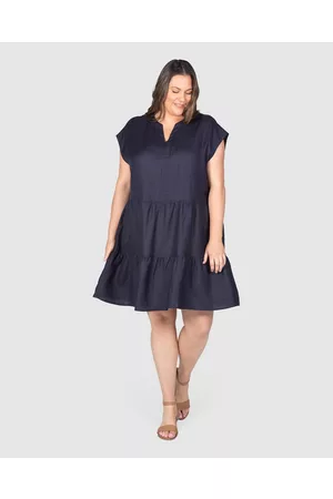 Love Your Wardrobe Cate Linen Tiered Dress - Dresses Cate Linen Tiered Dress