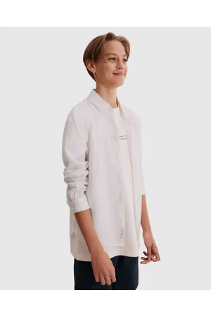 COUNTRY ROAD Teen Organically Grown Linen Shirt - Shirts & Polos Teen Organically Grown Linen Shirt