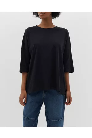 BASSIKE Slouch side step t.shirt - Short Sleeve T-Shirts slouch side step t.shirt
