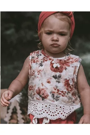 WITH LOVE FOR KIDS Cotton Muslin Lace Top Babies Kids - Tops Cotton Muslin Lace Top - Babies - Kids