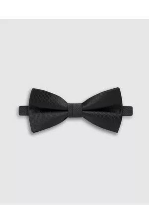 Buckle Wedding Bow Tie with matching pocket square - Ties & Cufflinks Wedding Bow Tie with matching pocket square