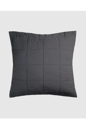 Bambury Linen Quilted European Pillow Sham - Home Linen Quilted European Pillow Sham