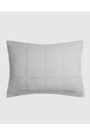 Bambury Linen Quilted Pillow Sham - Home Linen Quilted Pillow Sham