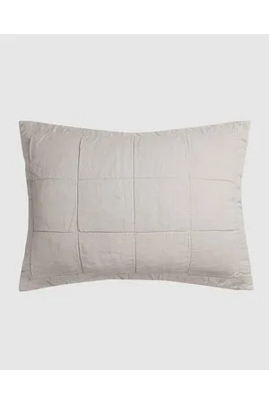 Bambury Linen Quilted Pillow Sham - Home Linen Quilted Pillow Sham
