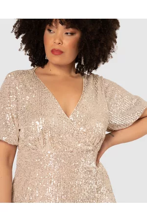 Pink Dusk Cocktail Queen Sequin Mini Dress - Dresses Cocktail Queen Sequin Mini Dress
