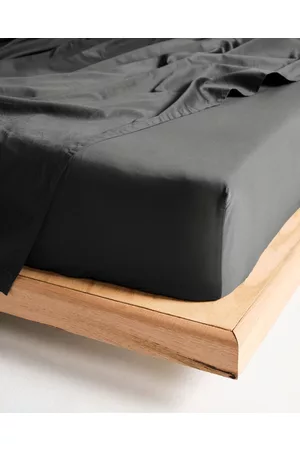 Linen House Augusta 500TC Cotton Sateen Fitted Sheet - Home Augusta 500TC Cotton Sateen Fitted Sheet