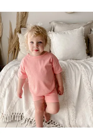 WITH LOVE FOR KIDS Easy Set Wide Ribbed Babies Kids - Shorts Easy Set Wide Ribbed - Babies - Kids