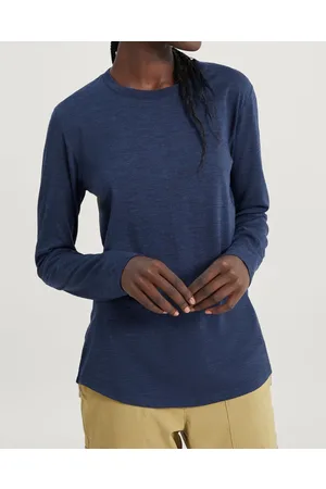 Kathmandu 100% Merino Long Sleeve Crew Top - Jumpers & Cardigans 100% Merino Long Sleeve Crew Top