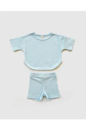 WITH LOVE FOR KIDS Easy Set Wide Ribbed Babies Kids - Shorts Easy Set Wide Ribbed - Babies - Kids