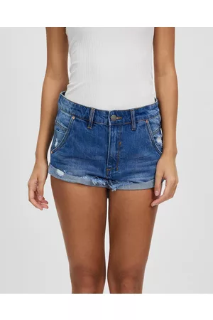 DRICOPER DENIM Slouchy Rodeo Shorts - Denim Slouchy Rodeo Shorts