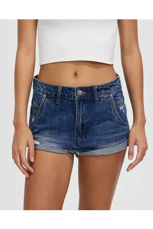 DRICOPER DENIM Slouchy Shorts - Denim Slouchy Shorts