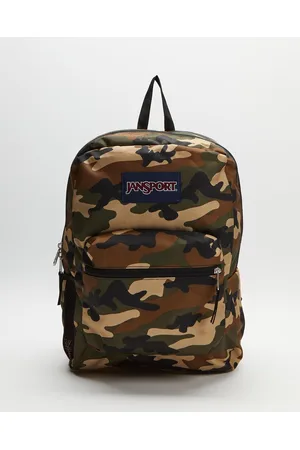 Sprayground Kid check-pattern camouflage-print Backpack - Brown