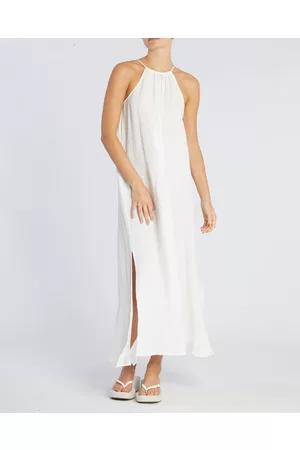 Amelius Saloma Linen Halter Dress - Dresses Saloma Linen Halter Dress