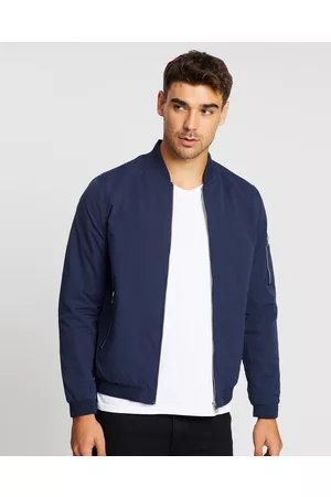 Jack&Jones® Rush Bomber Jacket - Men's Coats/Jackets in Dusky Green