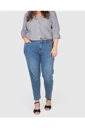 Love Your Wardrobe Lottie Mid Wash Jeans - Slim Lottie Mid Wash Jeans