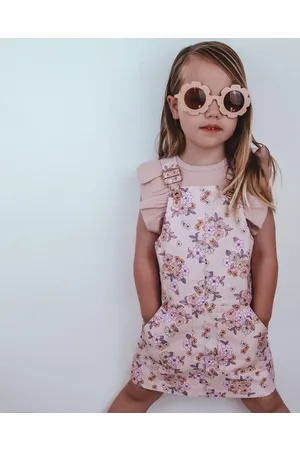 WITH LOVE FOR KIDS Hazel Denim Pinafore Dress Babies Kids - Dresses Hazel Denim Pinafore Dress - Babies - Kids