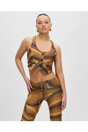 LENNI the label Golden Vest - Coats & Jackets Golden Vest