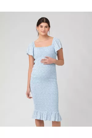 Ripe Maternity Selma Shirred Dress - Printed Dresses Selma Shirred Dress