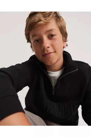 COUNTRY ROAD Teen Verified Australian Cotton Heritage Half Zip Sweat - Sweats & Hoodies Teen Verified Australian Cotton Heritage Half Zip Sweat