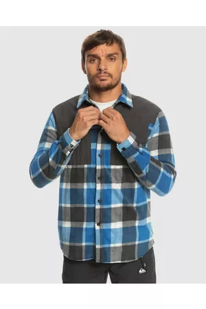 Quiksilver North Seas Long Sleeve Shirt For Men - Tops North Seas Long Sleeve Shirt For Men