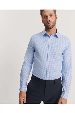COUNTRY ROAD Slim Fit Gingham Travel Shirt - Shirts & Polos Slim Fit Gingham Travel Shirt