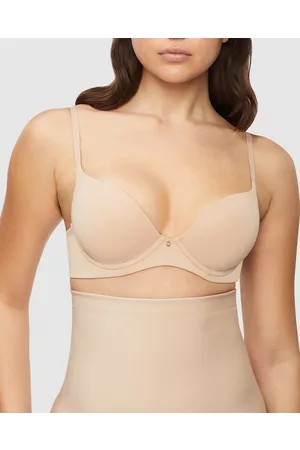 Nancy Ganz Revive Smooth Wirefree Full Cup Bra In Warm Taupe