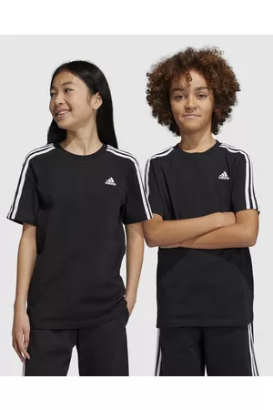 adidas Essential 3 Stripes Tee Teens - T-Shirts & Singlets Essential 3-Stripes Tee - Teens