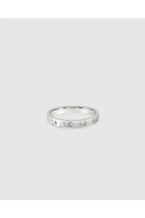 Ichu Personalised Letter C Ring - Jewellery Personalised Letter C Ring