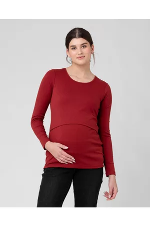 Ripe Maternity Tessa Rib Nursing Top - Tops Tessa Rib Nursing Top