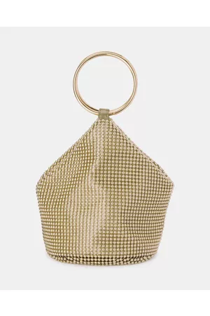 Olga Berg Bianca Ball Mesh Handle Bag - Clutches Bianca Ball Mesh Handle Bag