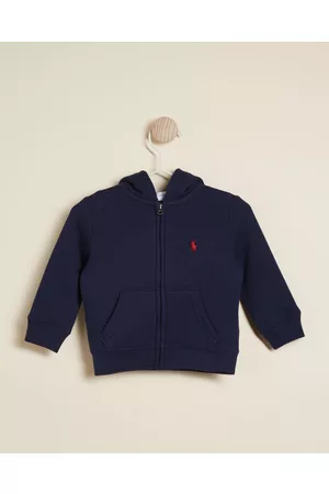 Ralph Lauren Embroidered Logo Zip Up Hoodie Babies - Hoodies Embroidered Logo Zip Up Hoodie - Babies