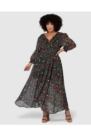 The Poetic Gypsy Next Universe Rose Print Maxi Dress - Dresses Next Universe Rose Print Maxi Dress