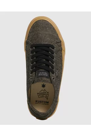 Kustom World Wide Lo Black Sneaker - Sneakers World Wide Lo Black Sneaker