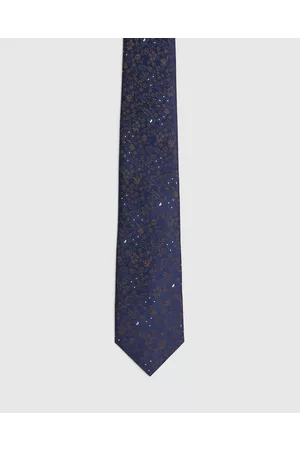 Oxford Tonal Flower Tie - Ties Tonal Flower Tie